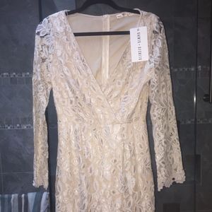 Short White Lace Dress